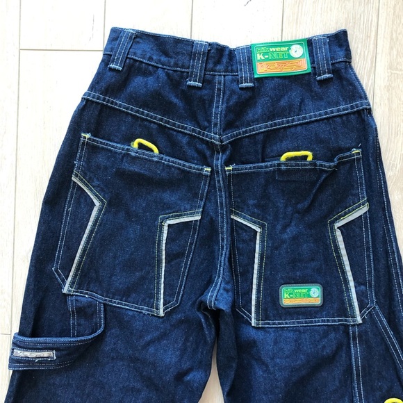 Vintage Kikwear K-Net Detailed High Rise Carpenter Jeans - Picture 8 of 15